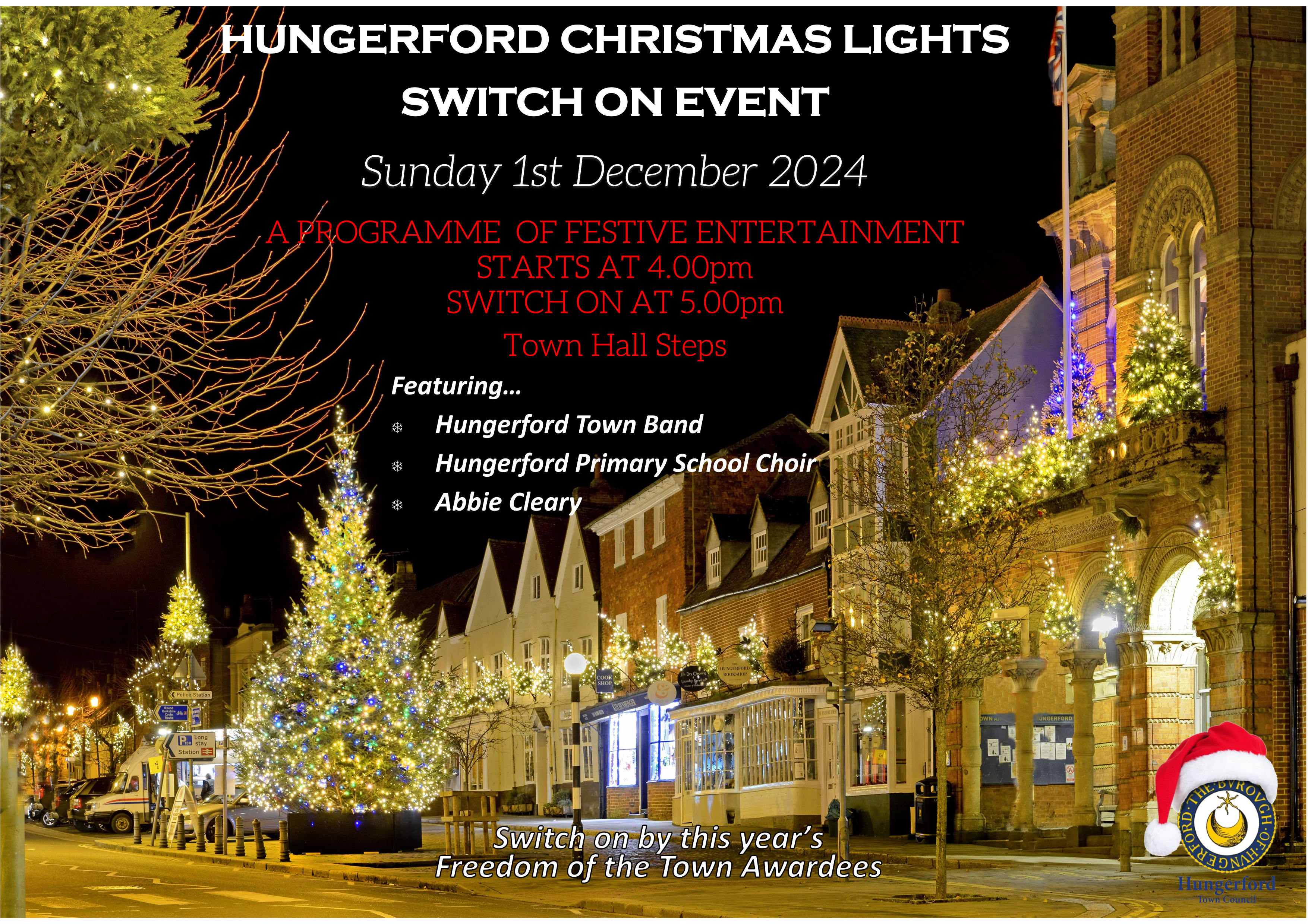 Christmas Lights Switch on Event poster